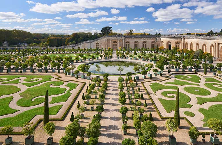 Les jardins à la française