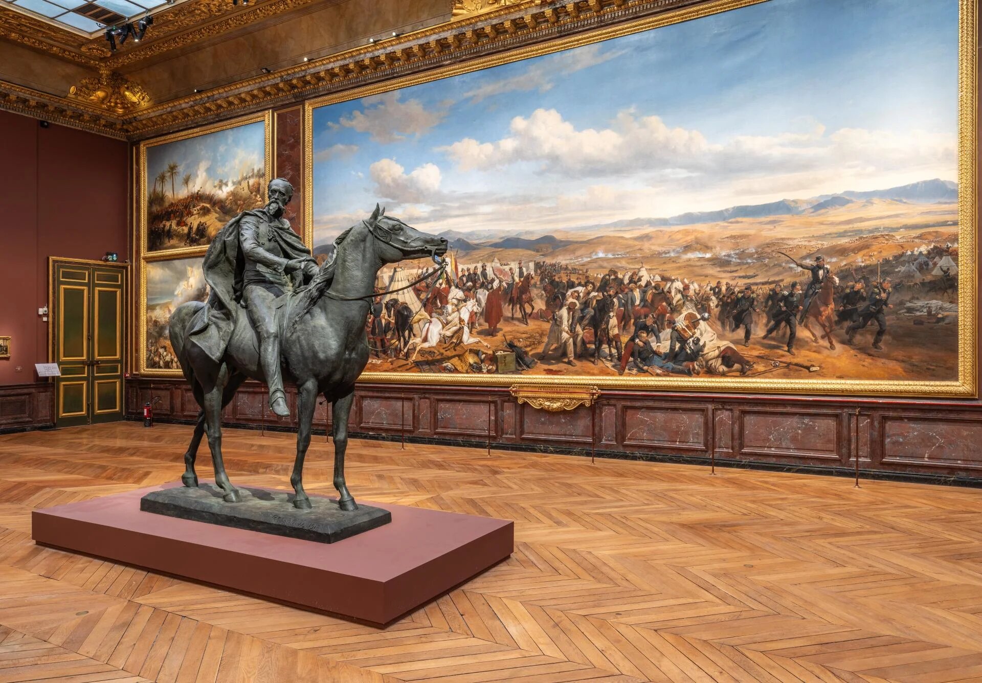 Œuvres et statues exposées au Château